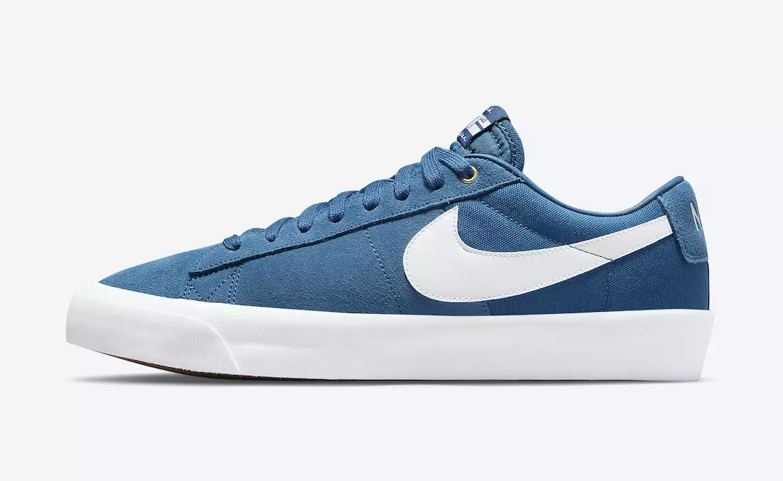 Nike SB Blazer Low GT Blue White DC7695-401 ဖြန့်ချိသည့်ရက်စွဲ