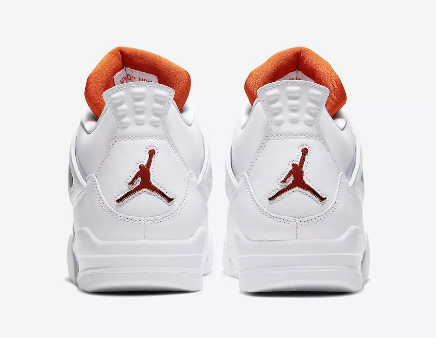 تاريخ إصدار Air Jordan 4 برتقالي معدني CT8527-118