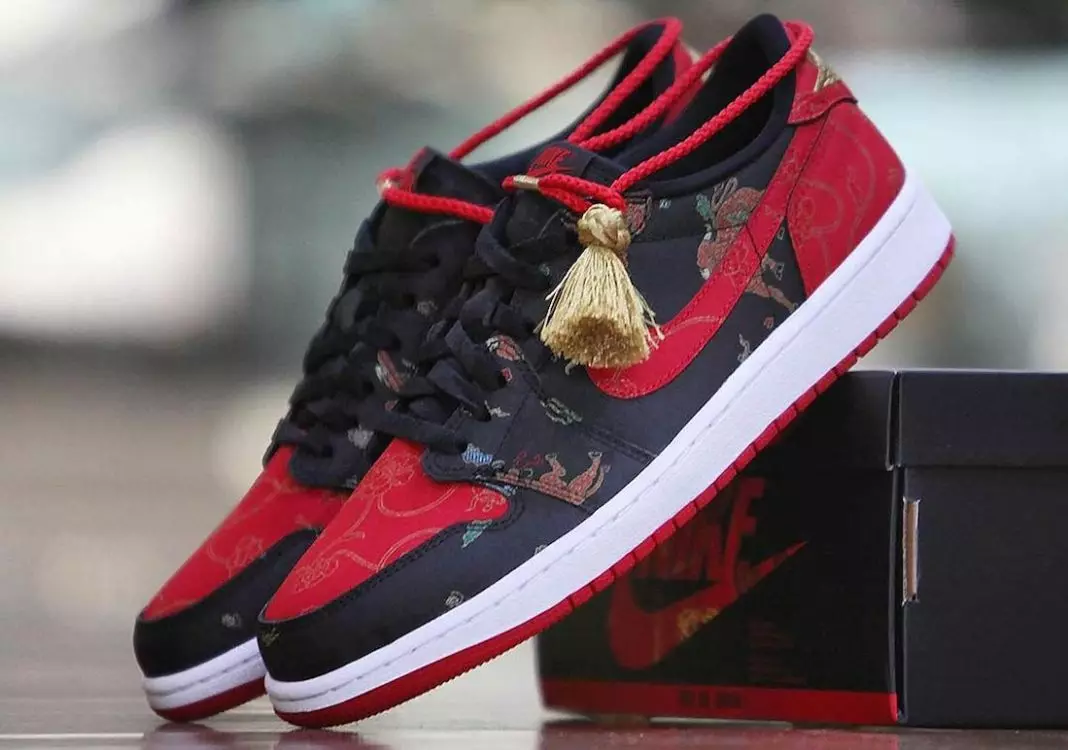 Air Jordan 1 Low OG CNY တရုတ်နှစ်သစ်ကူး DD2233-001 ဖြန့်ချိသည့်ရက်စွဲ