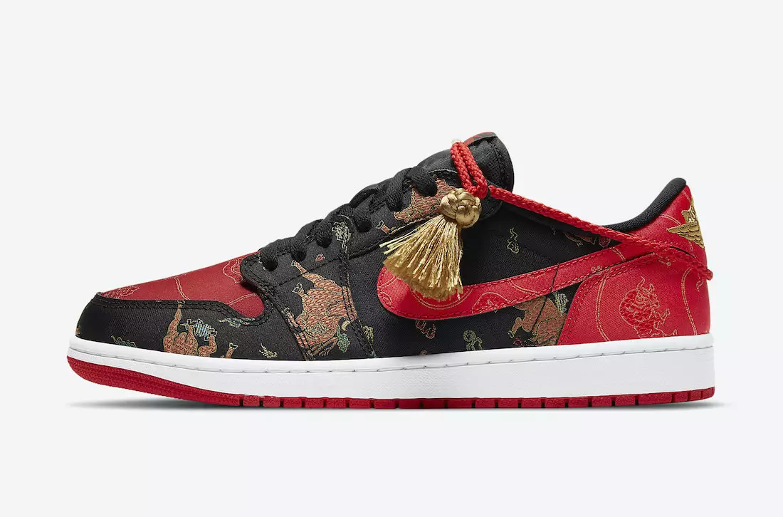 Air Jordan 1 Low CNY Кинеска Нова Година DD2233-001 Датум на издавање