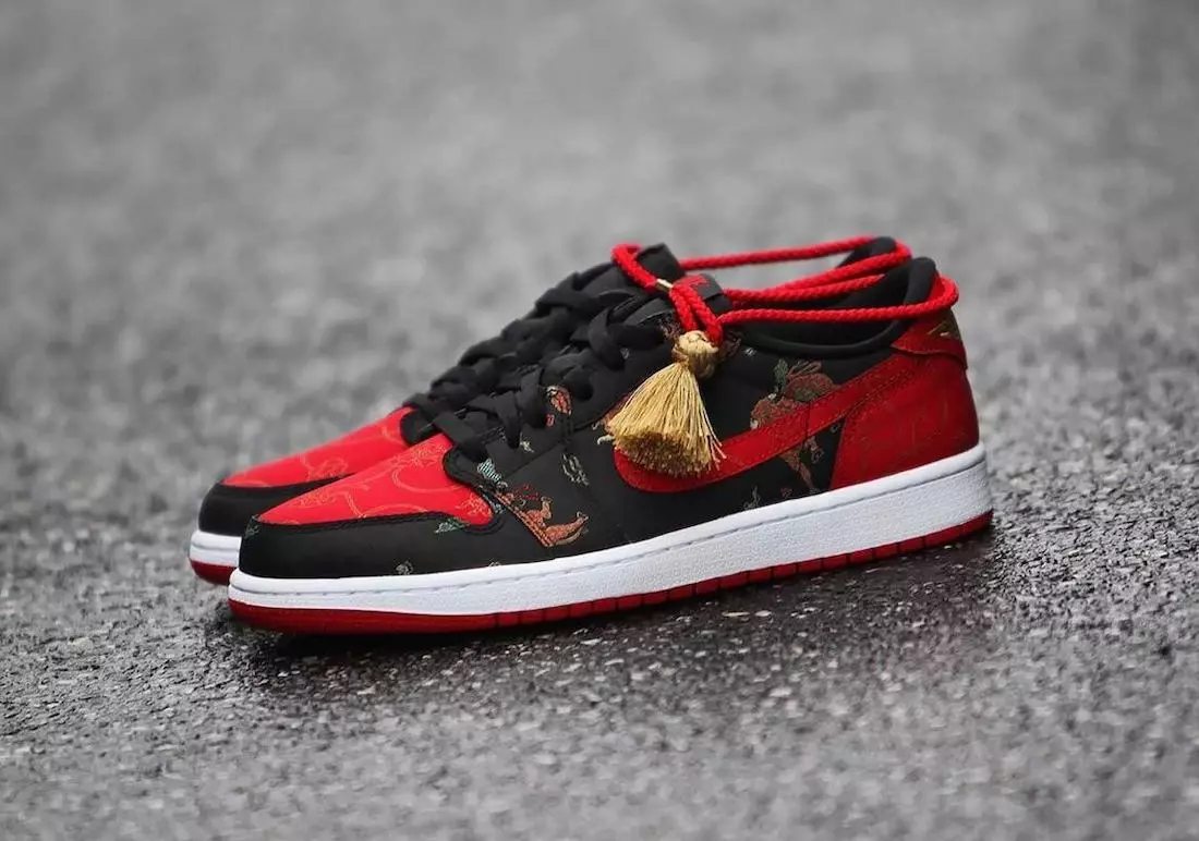 Air Jordan 1 Low OG CNY တရုတ်နှစ်သစ်ကူး DD2233-001 ဖြန့်ချိသည့်ရက်စွဲ