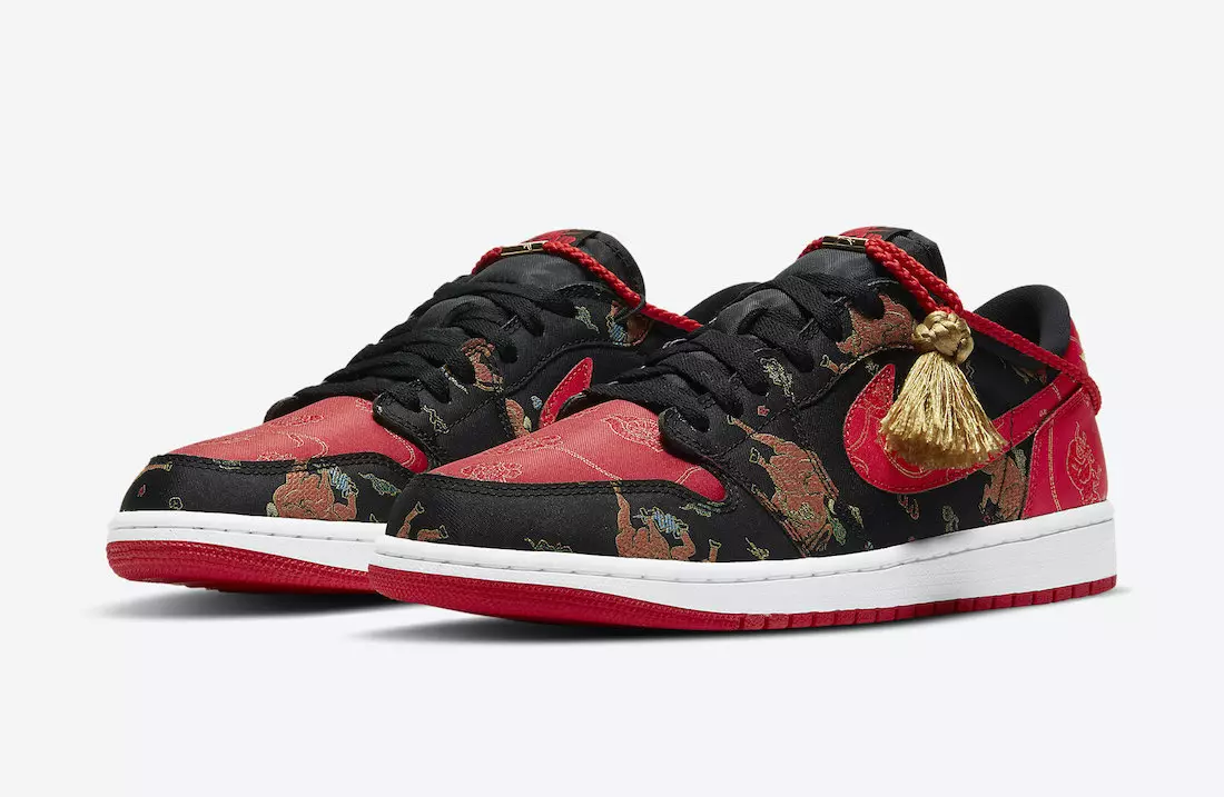 Air Jordan 1 နိမ့် CNY တရုတ်နှစ်သစ်ကူး DD2233-001 ဖြန့်ချိသည့်ရက်စွဲ