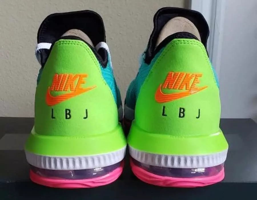 Nike LeBron 16 Low Hyper Jade CI2668-301 Útgáfudagur