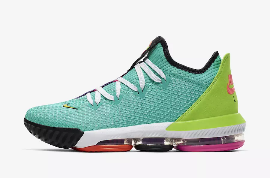 Nike LeBron 16 Low Air LBJ Hyper Jade CI2668-301 Julkaisupäivä