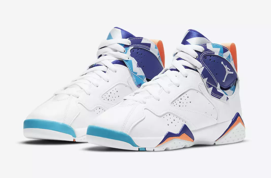 Air Jordan 7 GS White Chlorine Blue 442960-100 Թողարկման ամսաթիվ