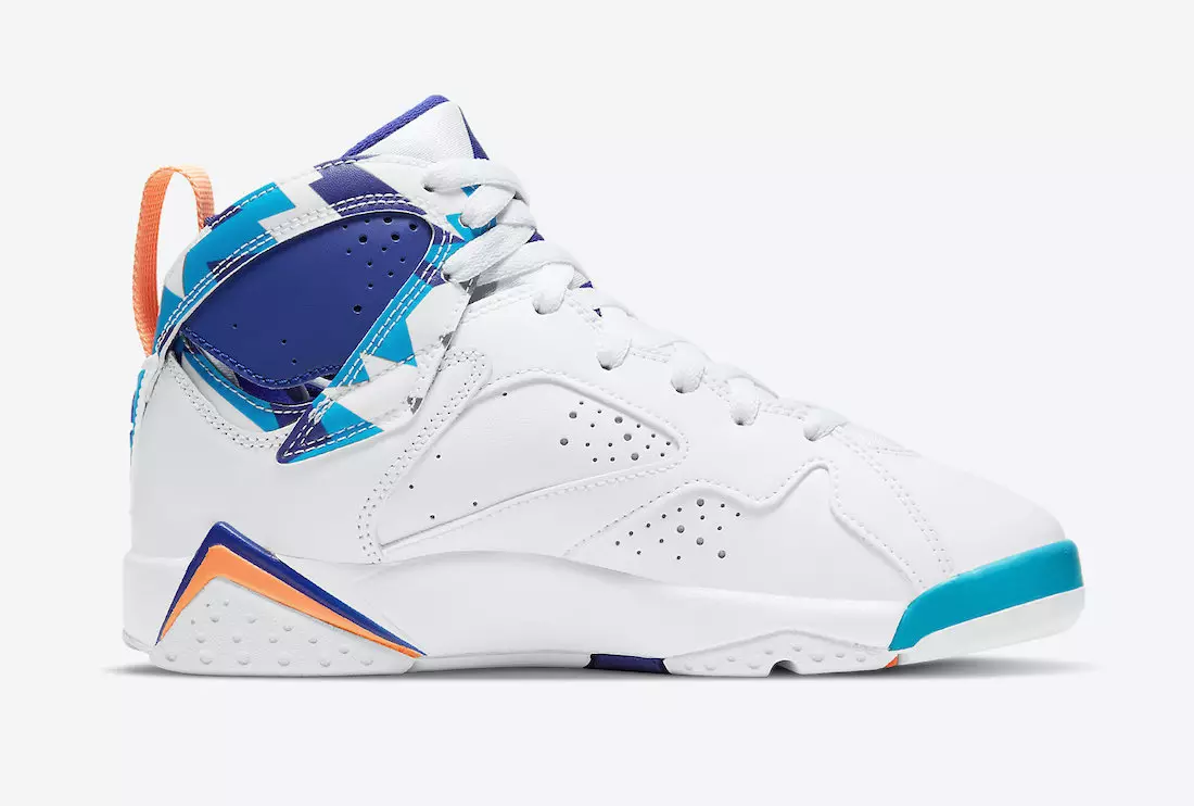 Air Jordan 7 GS White Chlorine Blue 442960-100 Датум на издавање