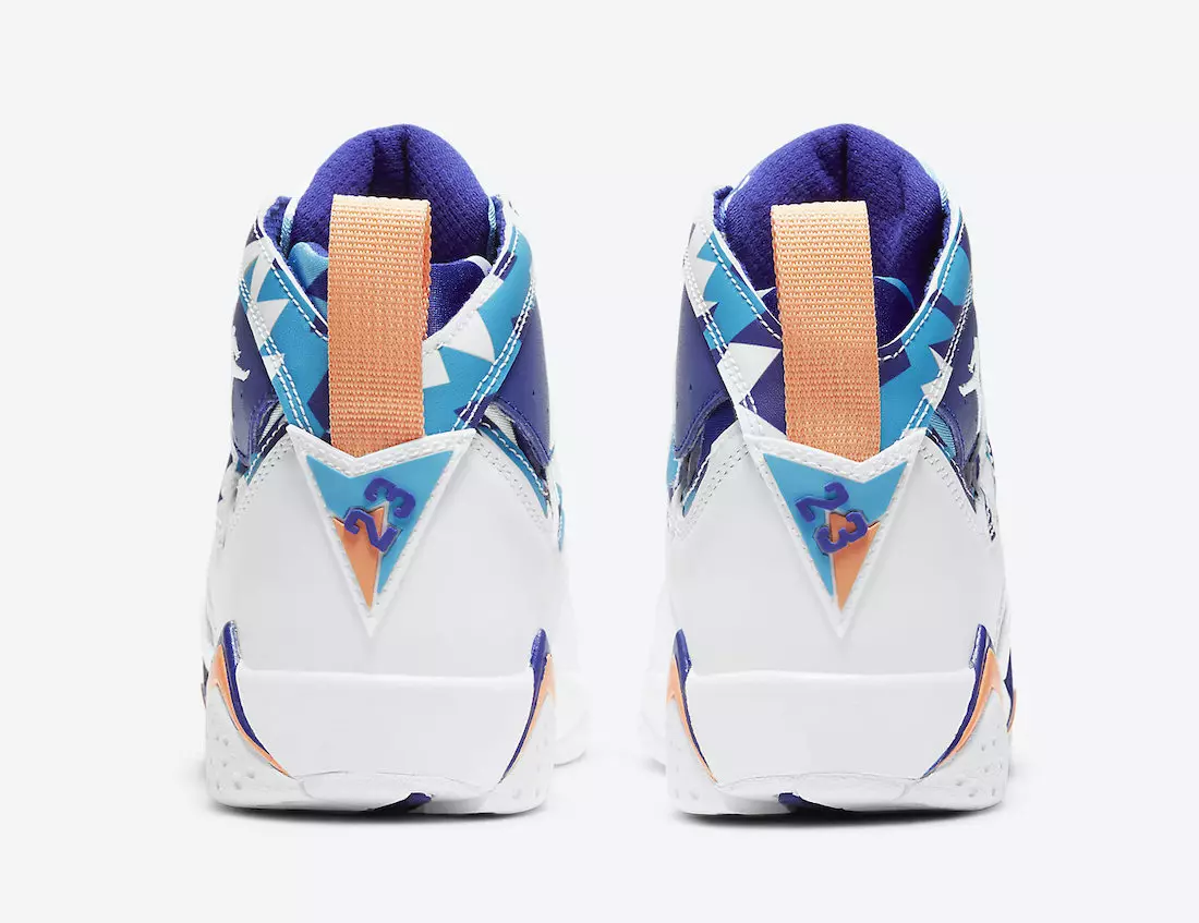 Air Jordan 7 GS Wit Chloor Blauw 442960-100 Releasedatum