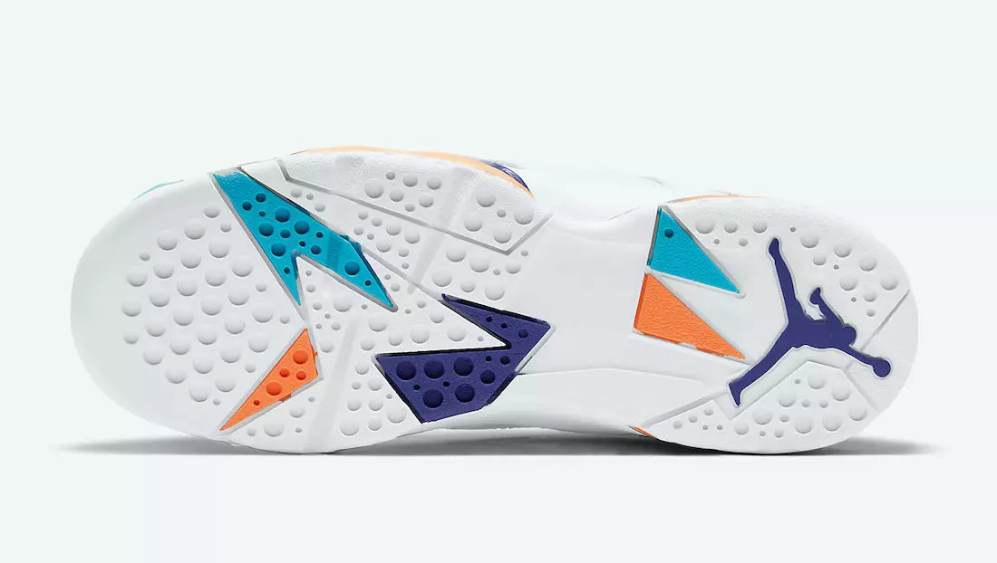 Air Jordan 7 GS Blanco Cloro Azul 442960-100 Fecha de lanzamiento