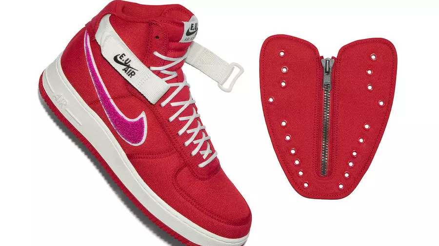 Hissiy jihatdan mavjud emas Nike Air Force 1 High AV5840-600 Chiqarish sanasi