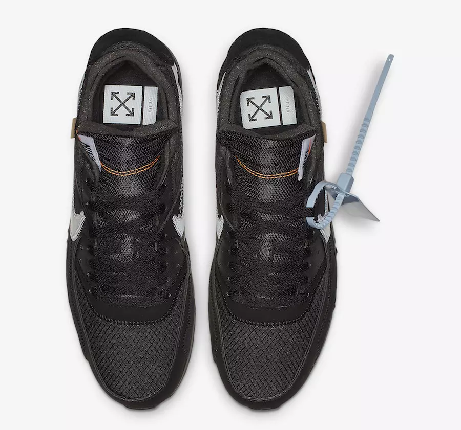 Off-White Nike Air Max 90 Black 2019 Verëffentlechungsdatum