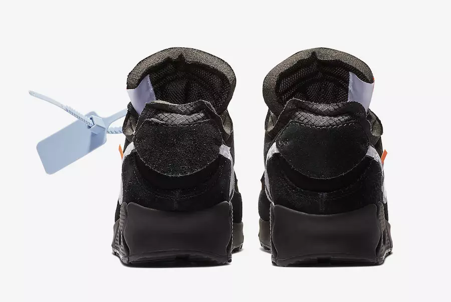 Off-White Nike Air Max 90 Black Data de llançament 2019