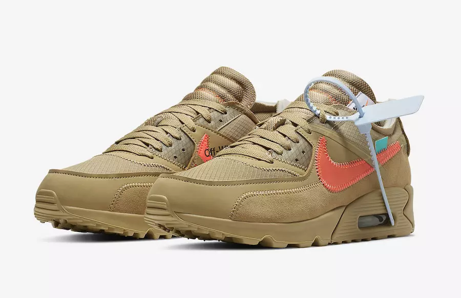 Off-White Nike Air Max 90 Desert Ore 2019 발매일