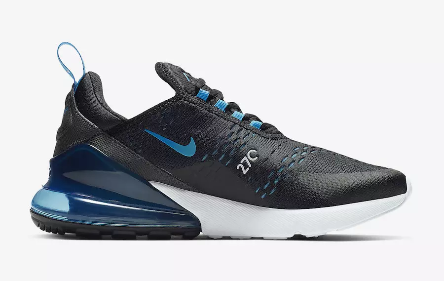 Nike Air Max 270 Black Photo Blue AH8050-019 Utgivningsdatum