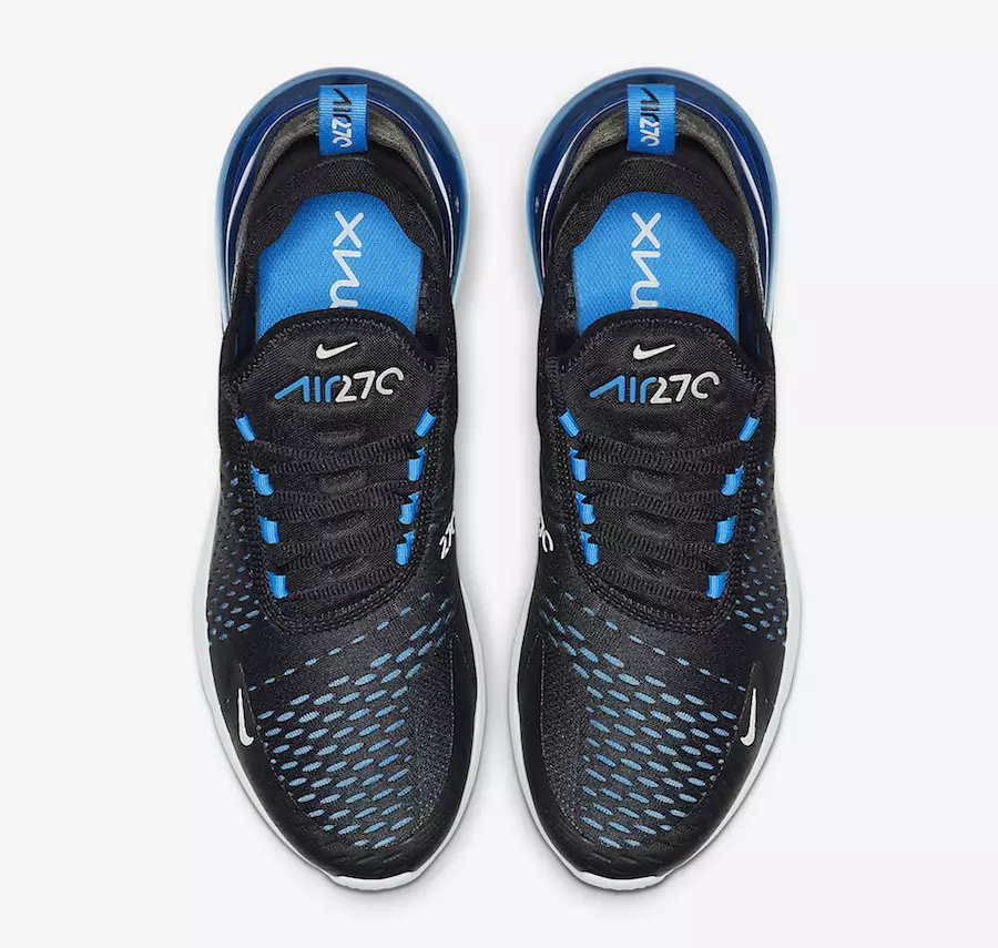 Nike Air Max 270 Black Photo Blue AH8050-019 Tarikh Tayangan