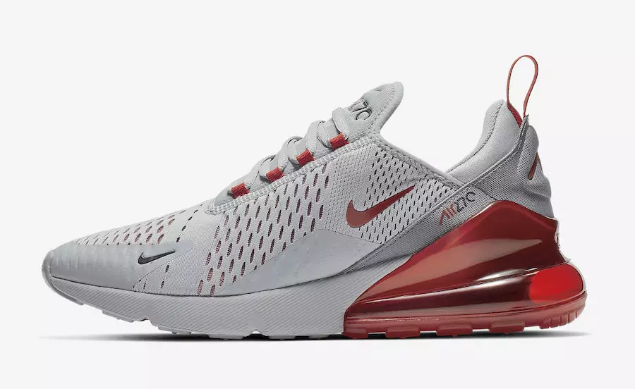 Nike Air Max 270 Wolf Grey University Red AH8050-018 Data de llançament