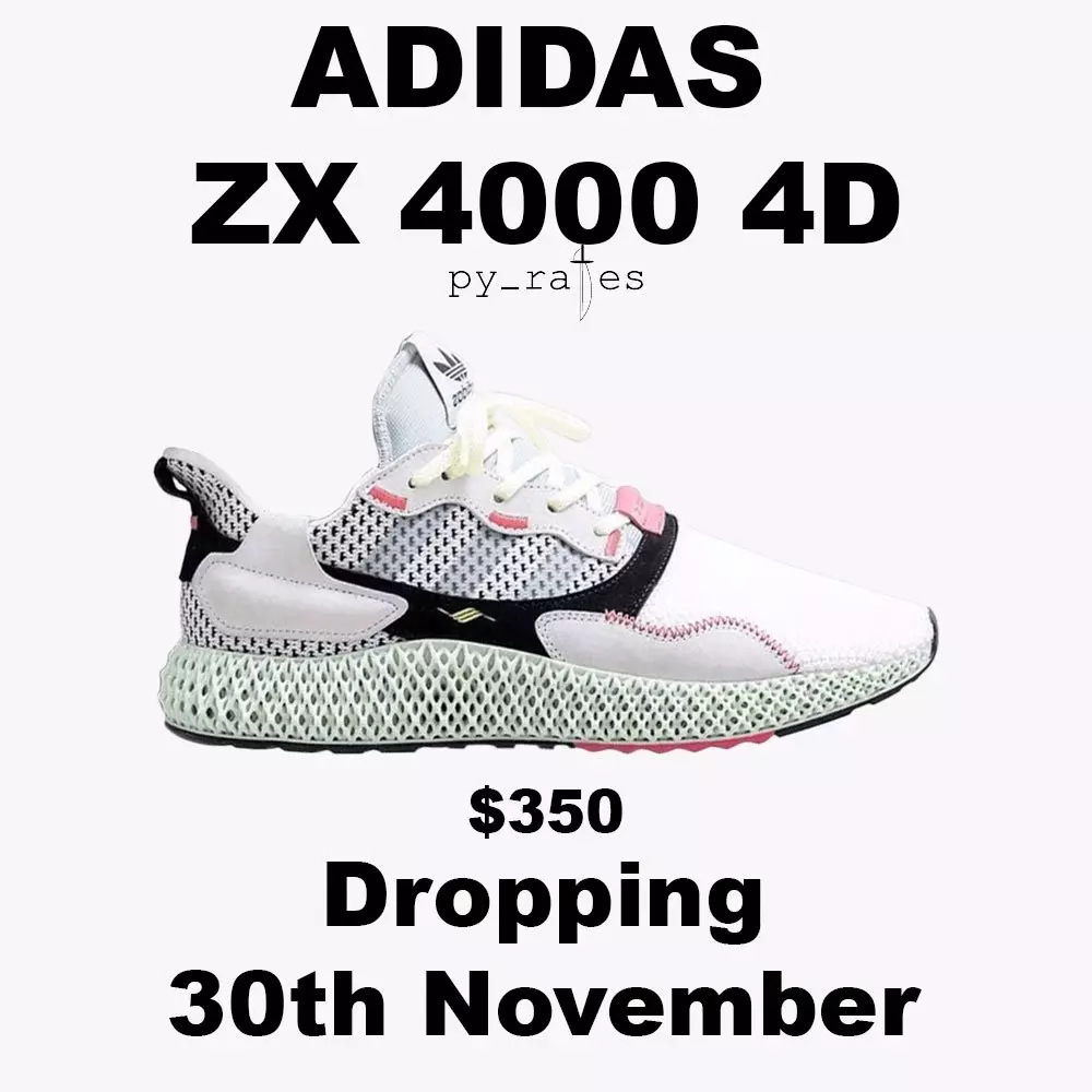 adidas ZX 4000 4D Tanggal Rilis