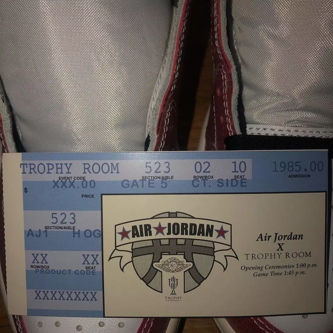 Trophy Room Air Jordan 1 DA2728-100 გამოშვების თარიღი