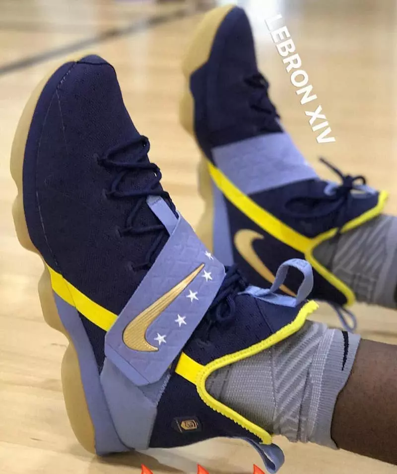 Pacáiste Acadaimh Cispheil Nike LeBron 14