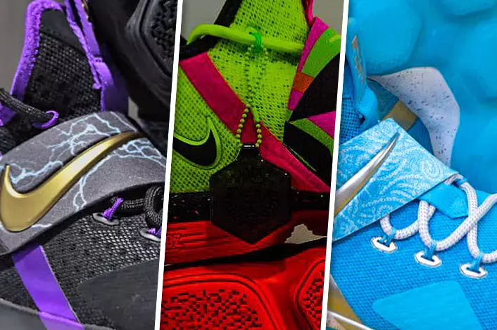 Үч WWE шыктандырган Nike LeBron 14 Colorways жакында чыгат