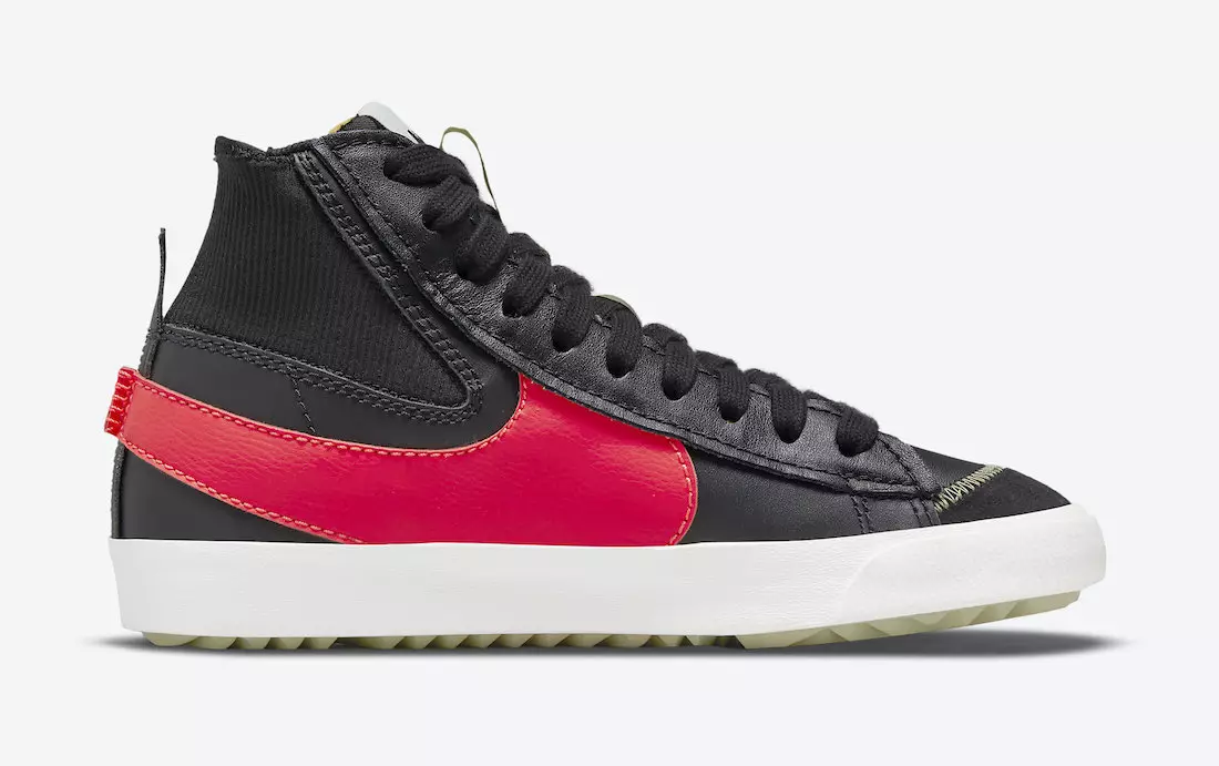 Date de sortie de la Nike Blazer Mid 77 Jumbo Black Bright Crimson DD3111-001