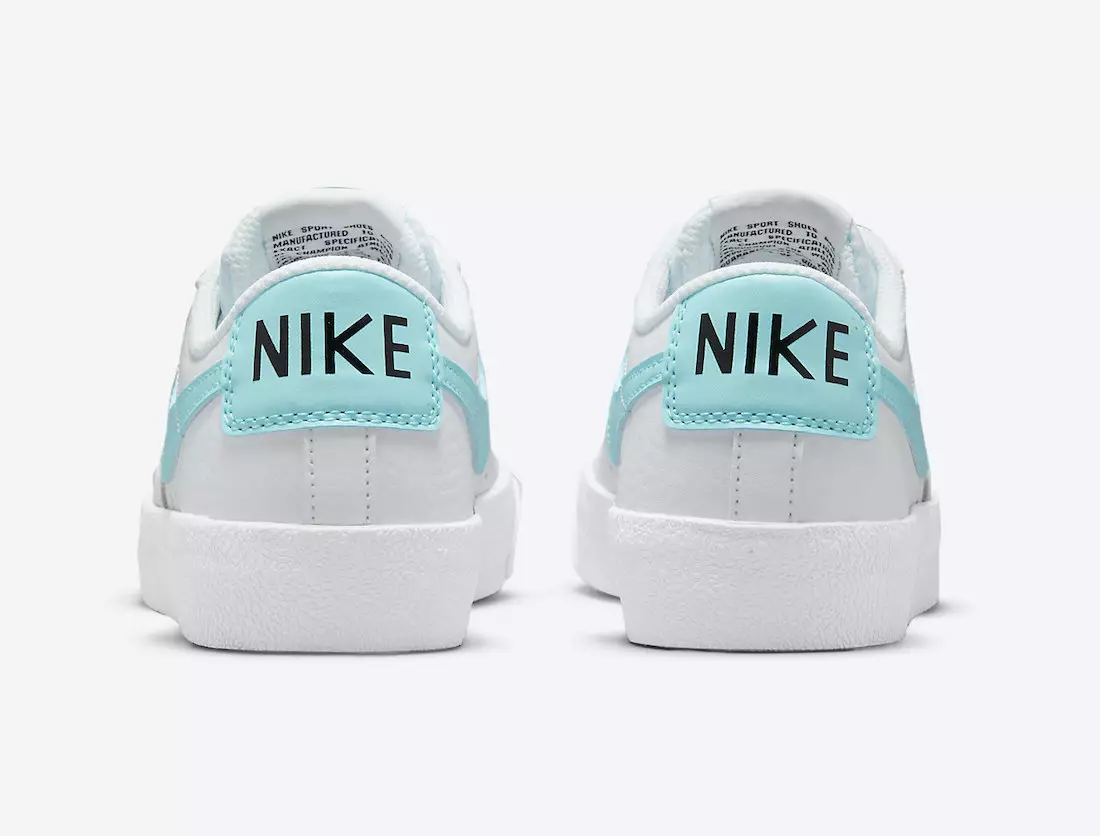 Nike Blazer Low GS White Copa DA4074-103 מעלדונג טאָג