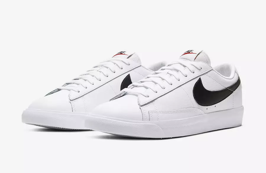 Nike Blazer Low Leather White Black CZ1089-100 Թողարկման ամսաթիվ