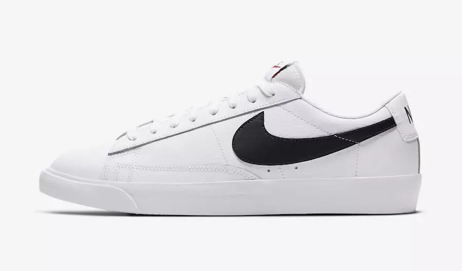 Nike Blazer Low Læder Hvid Sort CZ1089-100 Udgivelsesdato