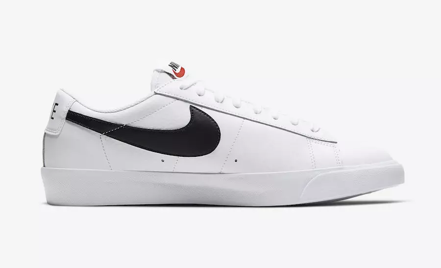 Nike Blazer Low Læder Hvid Sort CZ1089-100 Udgivelsesdato