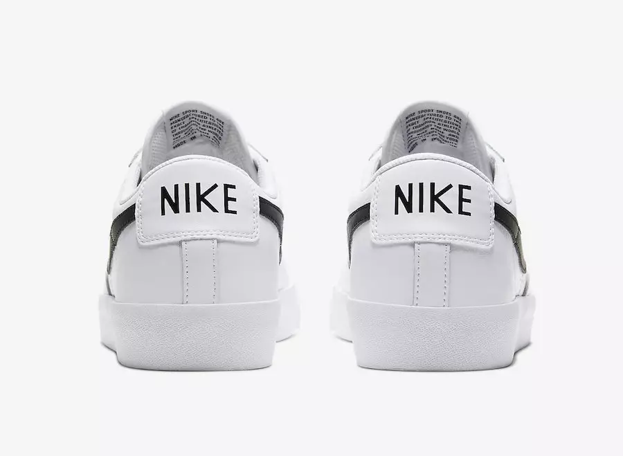 Nike Blazer Low Leather White Black CZ1089-100 Թողարկման ամսաթիվ