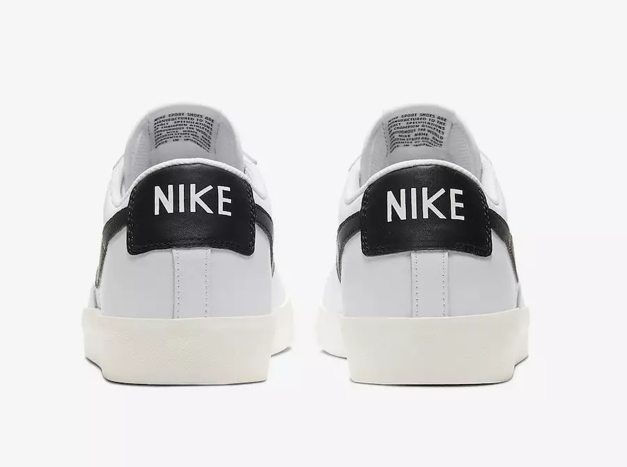 Nike Blazer Low Læder Hvid Sort CI6377-101 Udgivelsesdato