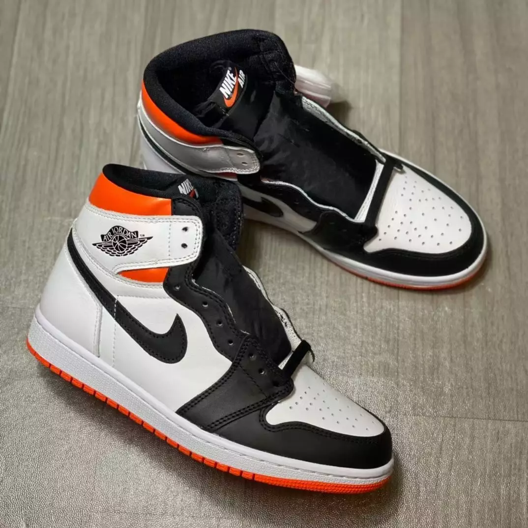 Air Jordan 1 High Electro Orange 555088-180 Dáta Eisiúna