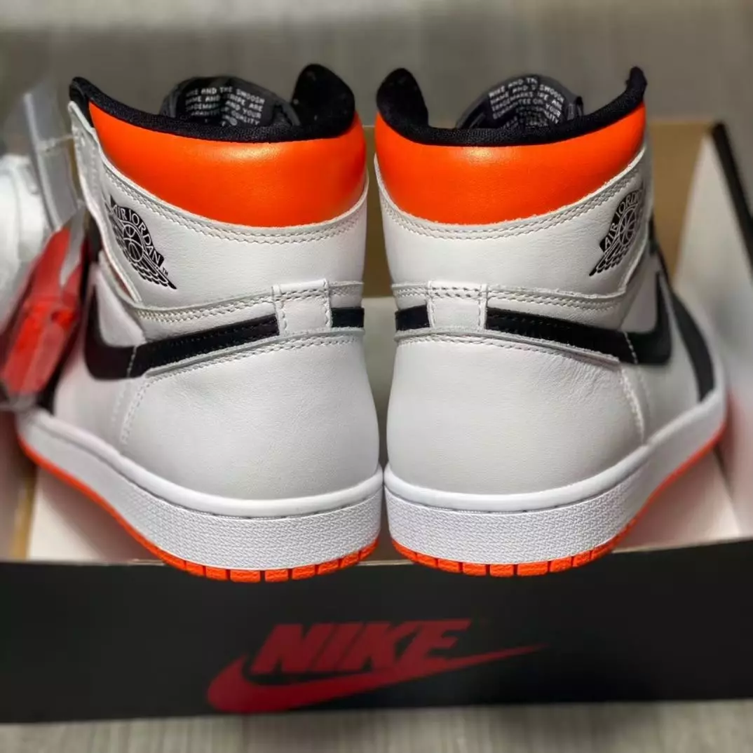 Ngày phát hành Air Jordan 1 High Electro Orange 555088-180