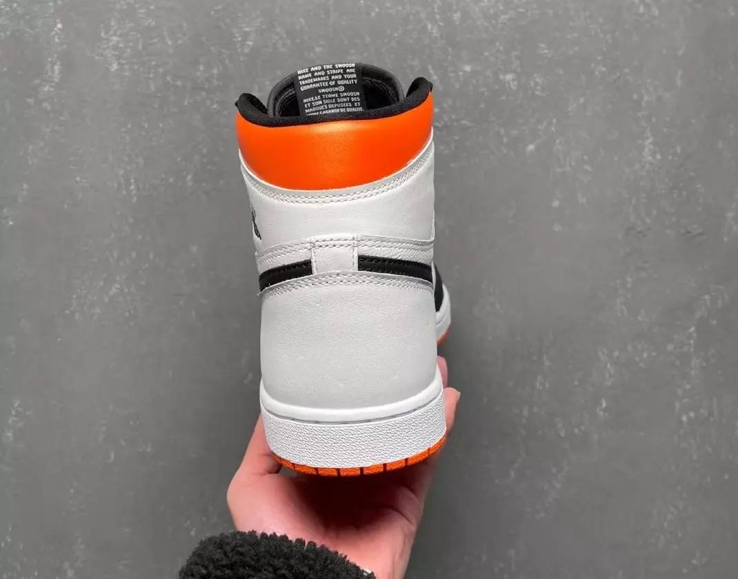 Air Jordan 1 Electro Orange تاریخ عرضه 555088-180