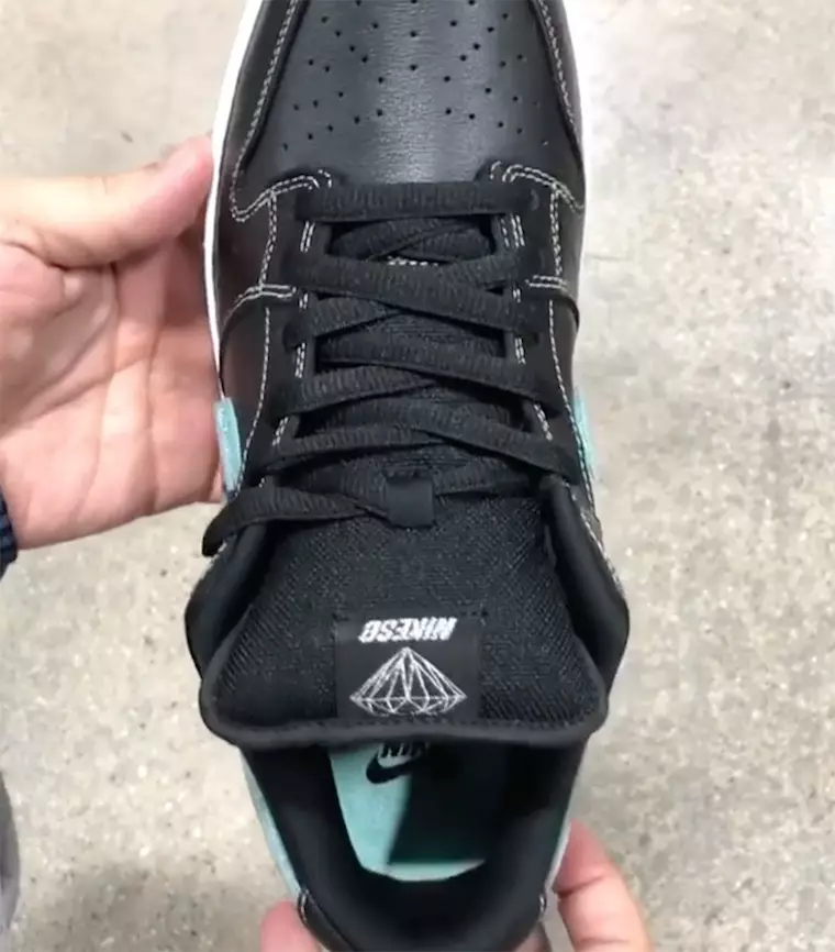 Nike SB Dunk Íseal Dubh Diamond