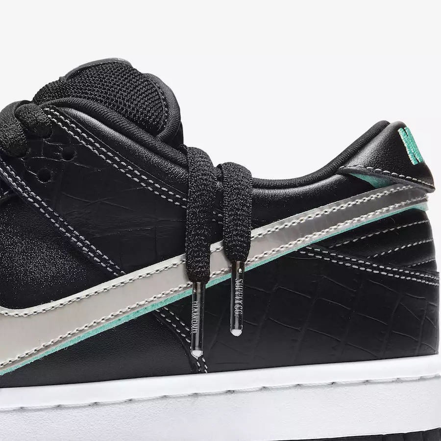 Diamond Nike SB Dunk Low Black BV1310-001 Väljalaskekuupäev Hind