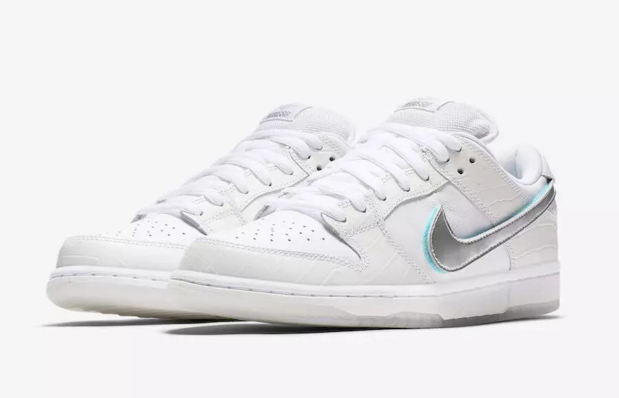 Diamond Nike SB Dunk Low White BV1310-100 Útgáfudagur Verð