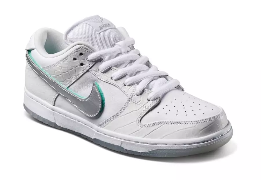 Diamond Supply Co Nike SB Dunk Low White Дата на издаване