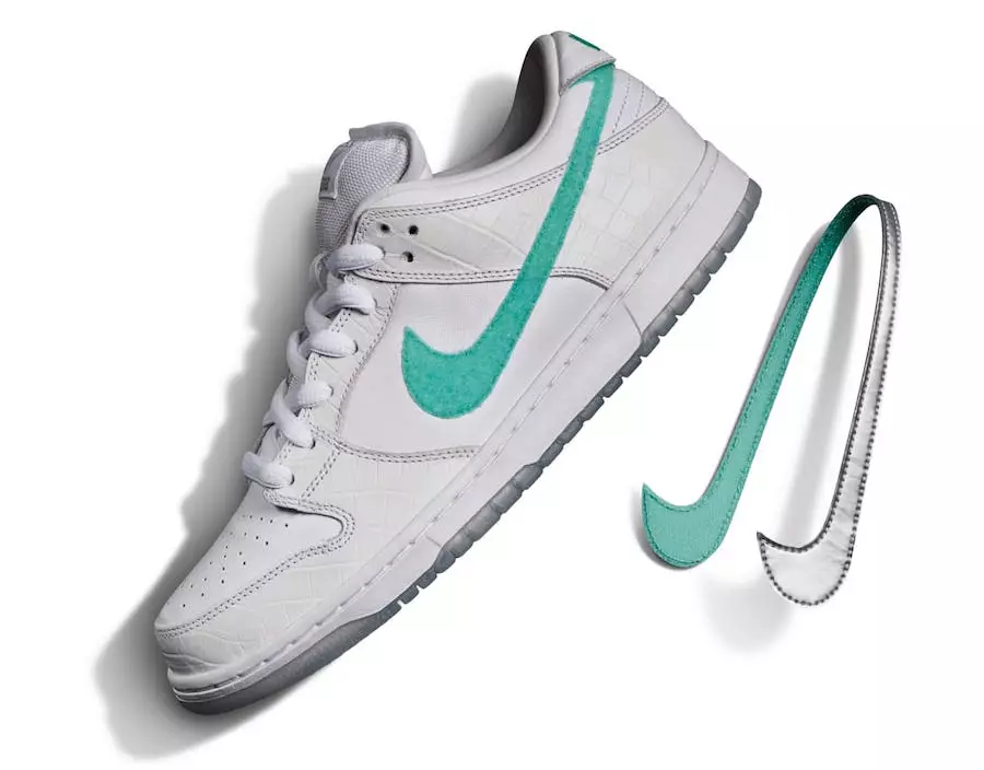 Diamond Supply Co Nike SB Dunk Low White Թողարկման ամսաթիվ