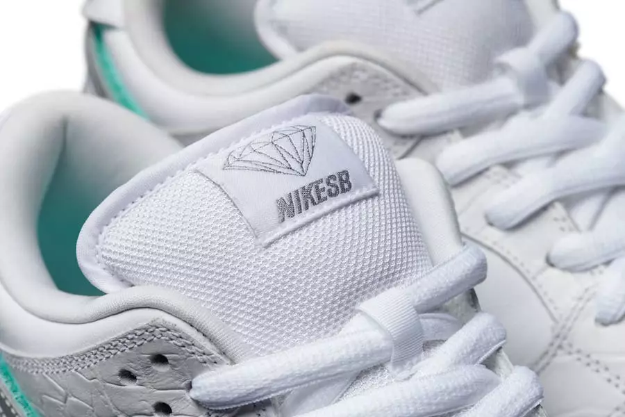 Diamond Supply Co Nike SB Dunk Low White Data di rilascio