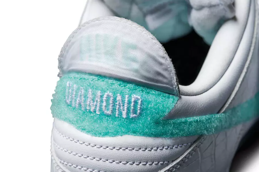 Diamond Supply Co Nike SB Dunk Low White Data e lëshimit