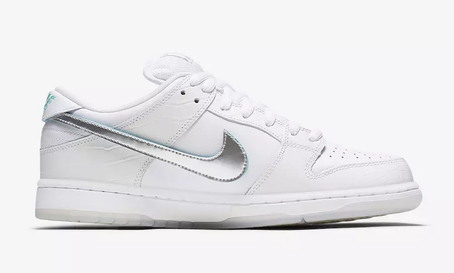 Diamond Nike SB Dunk Low White BV1310-100 Utgivelsesdato Pris