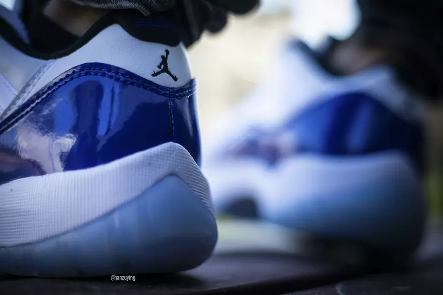 Air Jordan 11 Low WMNS Concord AH7860-100 Թողարկման ամսաթիվ On-Feet