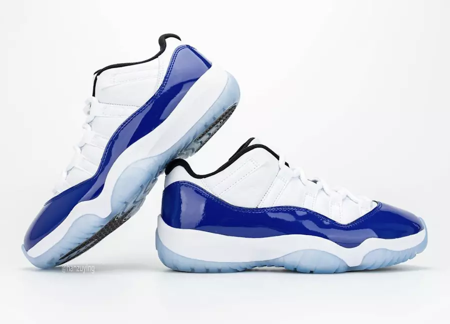 Air Jordan 11 Low WMNS Concord AH7860-100 Kainos išleidimo data