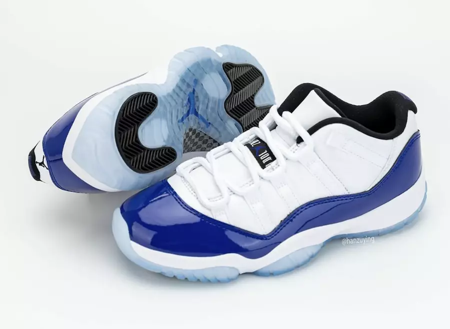 Air Jordan 11 Low WMNS Concord AH7860-100 Julkaisupäivän hinnoittelu