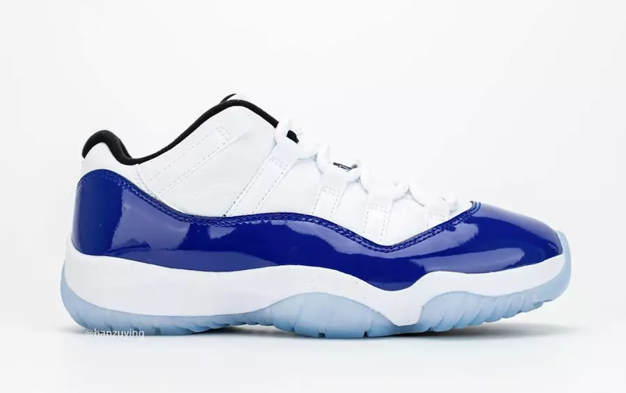 Air Jordan 11 Low WMNS Concord AH7860-100 გამოშვების თარიღი ფასი