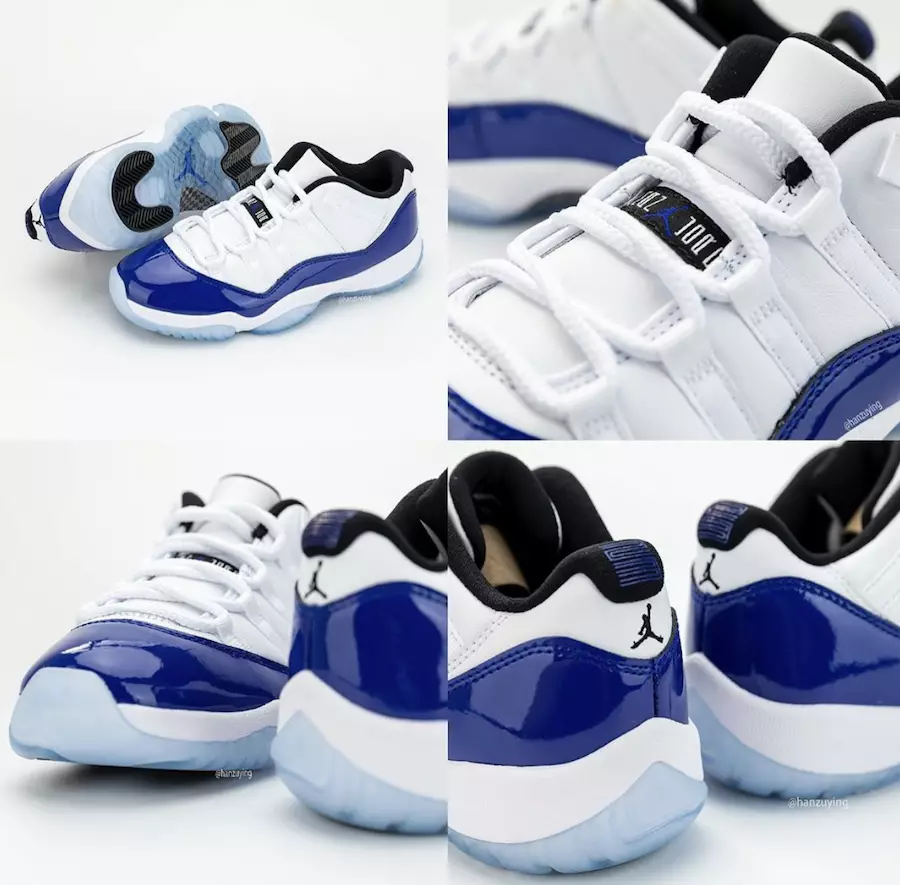 Air Jordan 11 Low WMNS Concord AH7860-100 Julkaisupäivän hinnoittelu