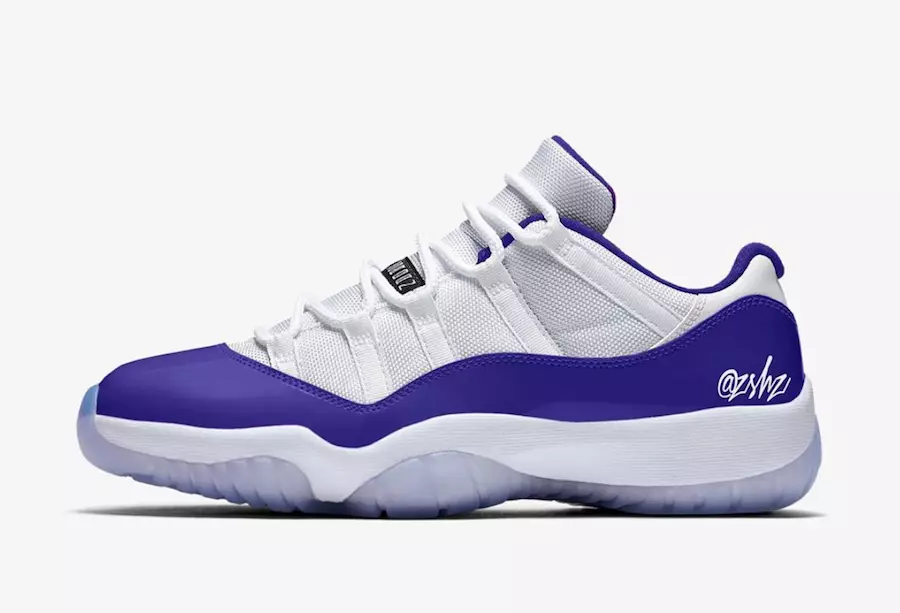 Air Jordan 11 Low WMNS Concord AH7860-100 Data de llançament