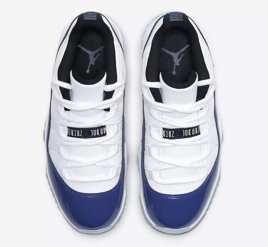 Air Jordan 11 Low WMNS Concord Kiadás dátuma AH7860-100