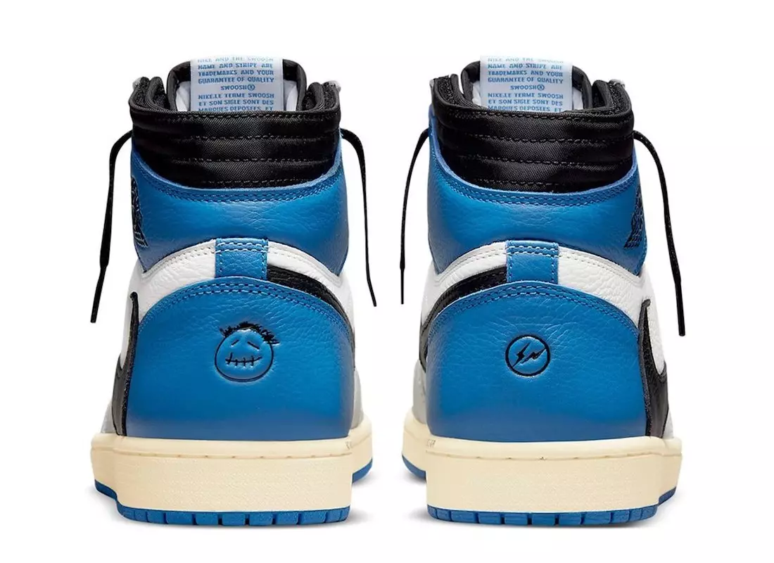 Travis Scott Fragment Air Jordan 1 High DH3227-105 Išleidimo data