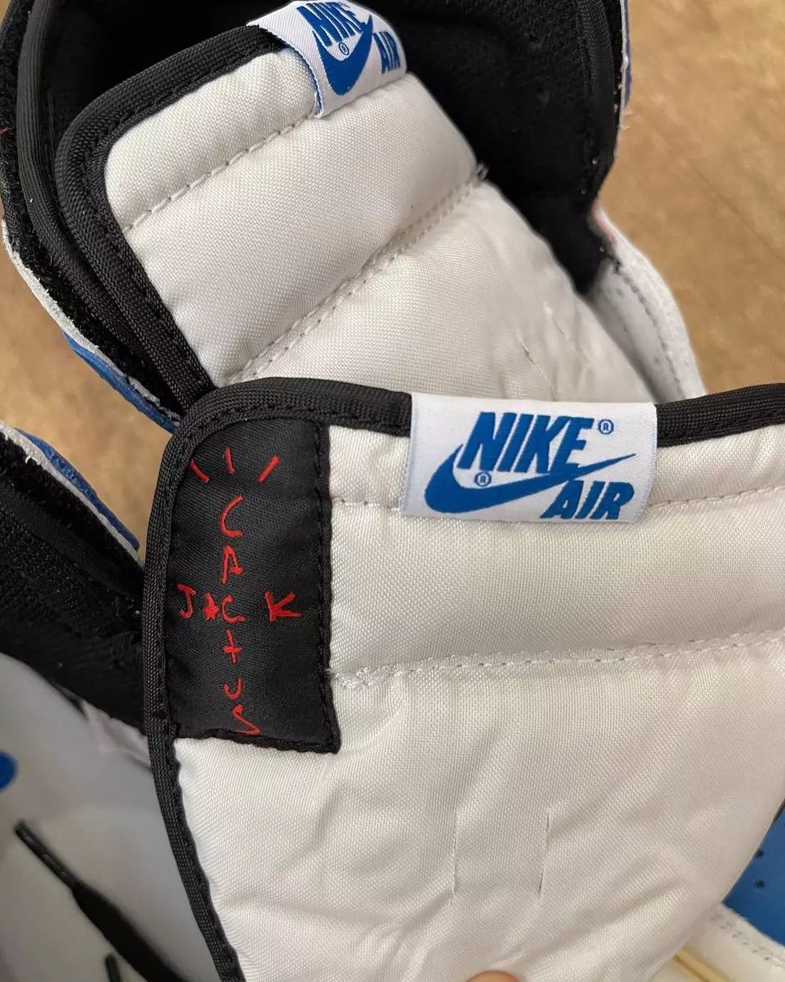 Travis Scott Fragment Air Jordan 1 Military Blue DH3227-105 išleidimo data